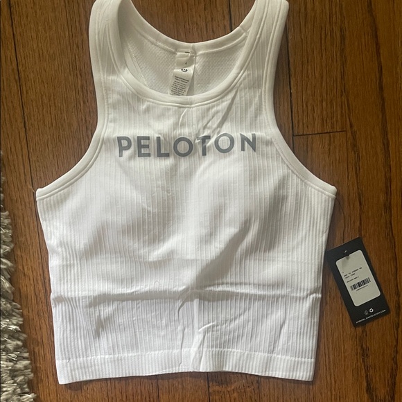 Peloton Women's White Sports Bra - Picture 3 of 3